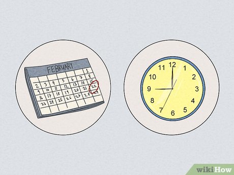 Step 2 Выберите дату и время.